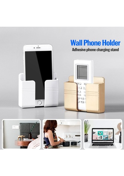 Sarı Stil Fonken Duvar Telefon Tutucu Duvar Şarj Saklama Kutusu Duvara Monte Organizatör Cep Telefonu Asılı Standı Şarj Kancası Telefon Braketi (Yurt Dışından) fiyatları