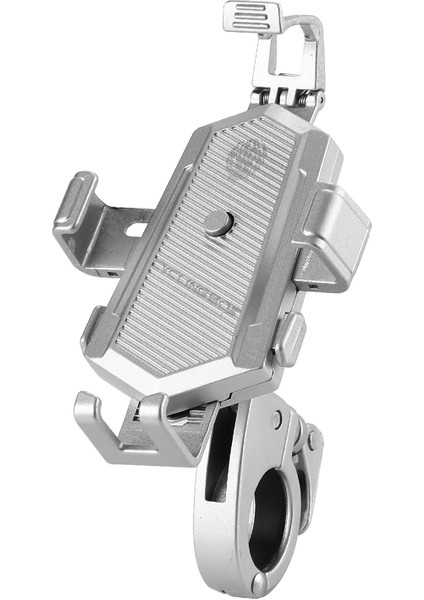 Gümüş Dikiz Stili 360 Derece Dönebilen Bisiklet Cep Telefonu Tutucu Motosiklet Metal Telefon Standı Dağ Bisikleti Gidon Telefon Navigasyon Desteği (Yurt Dışından) modelleri