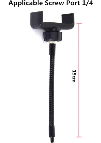 No.1 Tarzı Telefon Tripod Monopod Cep Cep Telefonu Smartphone Için Taşınabilir Hortum Klipsi Standı Canlı Yayın Telefonları Kelepçe Tutucu Halka Işık (Yurt Dışından)