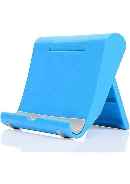 Mavi Stil Katlanabilir Masa Cep Telefonu Tutacağı Telefon Standı Için Destek Telefonu Cep Telefonu Için Akıllı Telefon Tutacağı Telefon Tablet Braketi Için (Yurt Dışından)