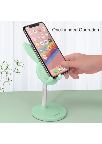 Stil 2 Beyaz Stil Ute Bunny Masaüstü Telefon Tutucu Cep Telefonu Standı iPhone iPad Için Yükseklik Açısı Ayarlanabilir Güzel Tavşan Tablet Desteği (Yurt Dışından) fırsatları