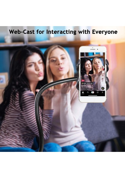 Ağ Kamerası Için Webcam Montaj Standı Tutucu Standı Masaüstü Kelepçe Masa Telefon Braketi Cep Telefonu Için Esnek Boynu ile (Yurt Dışından) modelleri