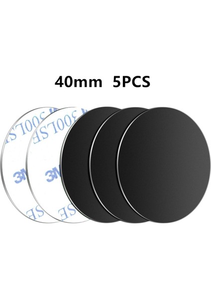 5 Adet 40MM Tarzı Telefon Kılıfı Mıknatıs Etiket Metal Plaka Disk Mıknatıs Araç Telefonu Tutacağı Demir Sac Etiket Mobil Mıknatıs Tutucu Standı Aksesuarları (Yurt Dışından) fiyatları