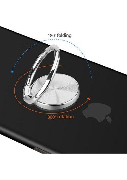 No.4 Tarzı Taşınabilir Parmak Yüzük Telefon Holde Derecesi Dönebilen Ultra-Ince Mone Stand Tablet Desteği Evrensel Araç Telefonu Desteği (Yurt Dışından) fırsatları