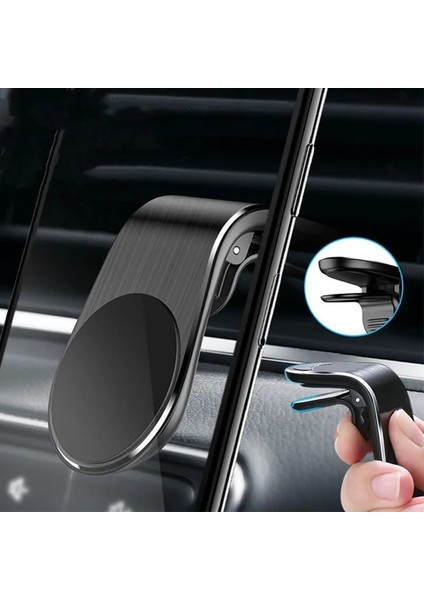 Bir Stil Evrensel Manyetik L-Tipi Telefon Tutucu Araç Telefonunda Montaj Arabası Için Klip Standı Manyetik Telefon Tutacağı Tüm Model Cep Telefonuna Uygun (Yurt Dışından) modelleri