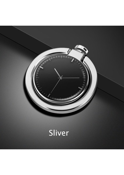 Gümüş Tarzı Lüks Dönebilen Telefon Hole Derecesi Dönebilen Mıknatıs Metal Parmak Yüzük Manyetik Akıllı Telefon Standı Için Akıllı Telefon Soketi (Yurt Dışından)