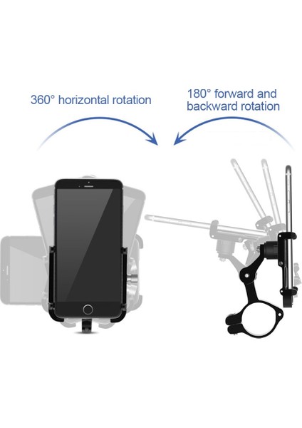 Gümüş B Stilini Yükseltin Alüminyum Alaşımlı Bisiklet Bisiklet Telefon Tutucu Rafları Evrensel Motosiklet Gidon Bisiklet Için Kaymaz Moblie Cep Telefonu Tutucu Standı (Yurt Dışından) fırsatları
