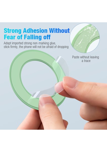 Mavi 2 Adet Tarzı Magsafe Için Manyetik Halka Tutucu iPhone Ro Max Galaxy Note 20 Huaweı Mate 30 Duvara Montaj Mıknatıs Telefon Standı (Yurt Dışından) indirimleri