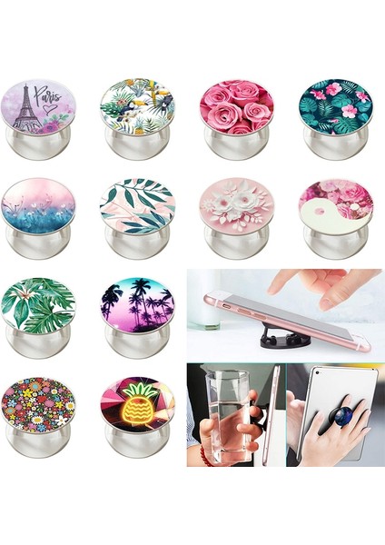 No.6 Tarzı Popüler Pratik Kavrama Telefon Tutucu Desteği Akıllı Telefon Patlayan Telefon Tutacağı Cep Soketi Telefonlar Tabletler Için Parmak Kavrama Standı (Yurt Dışından) fiyatları