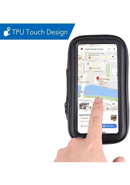 Kırmızı L Tarzı Bisiklet Motor Telefon Tutacağı Su Geçirmez Telefon Çantası Kılıfı Motosiklet Bisiklet Gidonu Cep Telefonları Gps iPhone Için Standı 12 Xxl Çanta (Yurt Dışından) modelleri