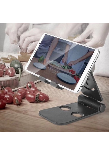 Beyaz Stil Evrensel Telefon Tutucu Tembel Ayarlanabilir Şarj Tabanı Masaüstü Telefon 8 Inçe Kadar Katlanabilir Telefon Standları Mini Standları (Yurt Dışından) modelleri