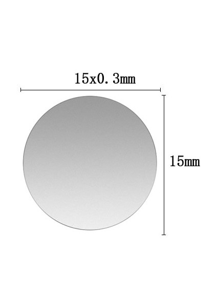 5 Adet 15MM-GÜMÜŞ Tarzı 5 Adet Metal Plaka Disk Yuvarlak Mıknatıs Araç Telefon Tutacağı Demir Sac Etiket Manyetik Cep Telefonu Tutucu Araba Standı Montajı (Yurt Dışından)