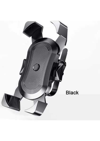 Siyah Stil Evrensel Bisiklet Telefon Tutacağı Motosiklet Bisiklet Telefon Tutacağı Gidon Standı Montaj Braketi Montaj Telefon Tutacağı iPhone Samsung Için (Yurt Dışından)