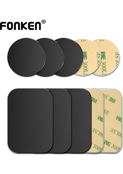 1 Adet Beyaz Yuvarlak Stil Fonken Ince Metal Plaka Manyetik Araç Telefonu Tutucu Için Demir Sac Etiket Disk Mıknatıs Telefon Standı Montaj Yuvarlak Retangle (Yurt Dışından) modelleri