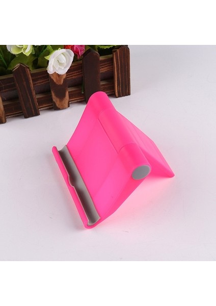 C-Pembe Tarzı iPhone 11 Pro 8 Xr Için Cep Telefonu Tutucu Standı ipad Tablet Için Evrensel Masaüstü Tutucu 180 Derece Ayarlanabilir Braket (Yurt Dışından)