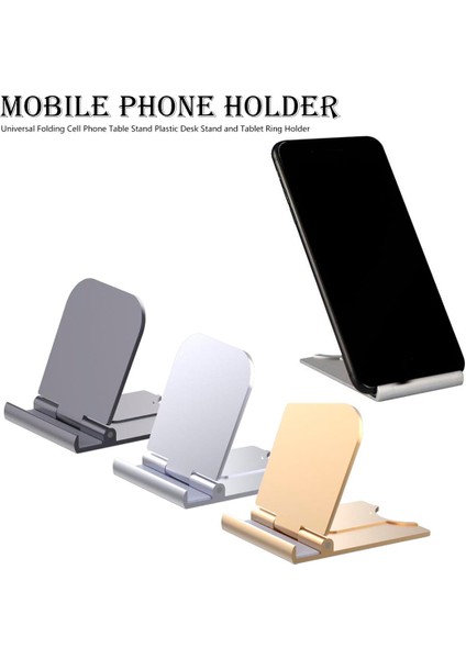 C-Pembe Tarzı iPhone 11 Pro 8 Xr Için Cep Telefonu Tutucu Standı ipad Tablet Için Evrensel Masaüstü Tutucu 180 Derece Ayarlanabilir Braket (Yurt Dışından)