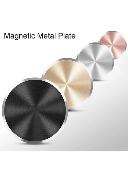 1 Adet Gül Tarzı Etiket Metal Plaka Disk Demir Levha Mıknatıs Cep Telefonu Tutucu Için Manyetik Araç Telefonu Standı Sahipleri Için (Yurt Dışından)