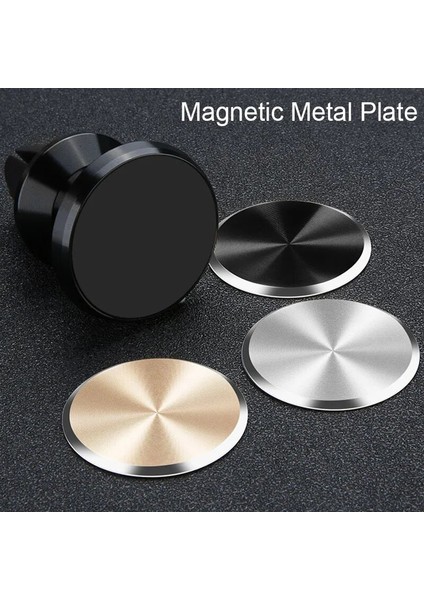 1 Adet Gül Tarzı Etiket Metal Plaka Disk Demir Levha Mıknatıs Cep Telefonu Tutucu Için Manyetik Araç Telefonu Standı Sahipleri Için (Yurt Dışından)