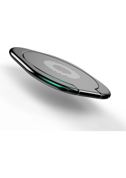 Siyah Stil Parmak Yüzük Hole Derecesi Cep Telefonu Akıllı Telefon Parmak Standı Tutucu Yuvarlak Telefon Yüzük Araç Montaj Standı (Yurt Dışından) fırsatları