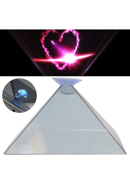 Bir Stil 3D Hologram Piramit Ekran Projektör Video Akıllı Cep Telefonu 2021 Için Evrensel Standı (Yurt Dışından)