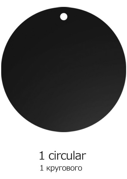 1 Dairesel Stil Yianerm Orijinal Metal Plakalar Manyetik Araç Telefon Tutacağı Için Yapıştırıcılı Demir Levhalar Ekstra Ince Mıknatıs Araç Montaj Standı Için Kullanılır (Yurt Dışından)