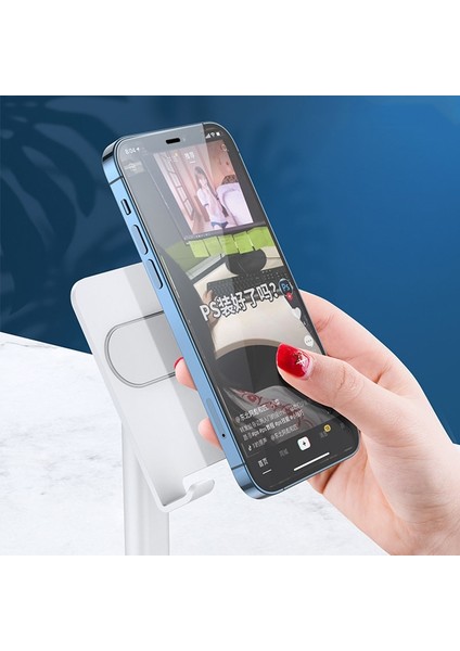 Beyaz Yeni Stil Masaüstü Tablet Tutacağı Masa Hücresi Katlanabilir Uzatılabilir Destek Masası Cep Telefonu Tutacağı IPhone IPad Için Ayarlanabilir Stand (Yurt Dışından)