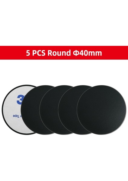 5 Adet Yuvarlak 40MM Tarzı Ack Metal Plaka Disk Mıknatıs Araç Telefon Tutacağı Demir Sac Etiket Mıknatıs Cep Telefonu Tutucu Araç Standı Montajı (Yurt Dışından)
