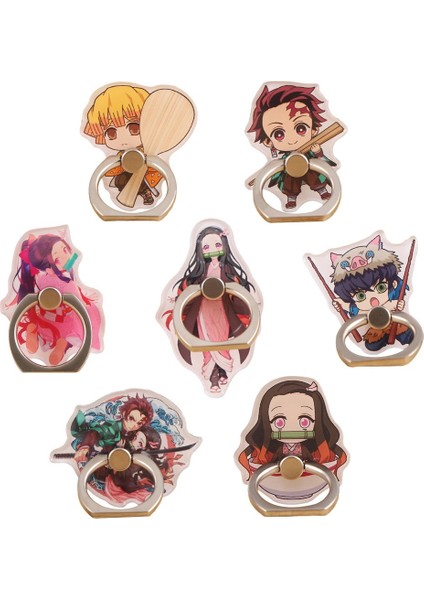 PA5941ZHK8 Stili Anime Demon Slayer: Kimetsu No Yaiba Telefon Tutucu Kamado Tanjirou Telefon Standı Akrilik Cep Telefonu Parmak Yüzük Tutucu (Yurt Dışından) fırsatları