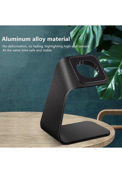 Bir Stil Metal Alüminyum Şarj Cihazı Apple Watch Için Stand Tutucu Braketi Apple Için Şarj Beşiği Standı I Watch Charger Dock Station (Yurt Dışından) modelleri