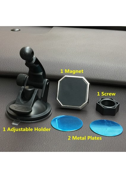 2 Adet Metal Yok Tutucu Stili 360 Dönebilen Manyetik Araç Telefonu Tutacağı Araç Tutacağı Mıknatıs Ön Cam Araç Telefonu Tutacağı Gps Standı Ekranı Elinizi Serbest Bırakın (Yurt Dışından) fiyatları