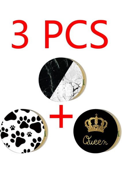 A1331A1540A1587 Stili 3 Adet Metal Levha Levha Mıknatıs Cep Telefonu Tutucu Için Manyetik Araç Telefonu Standı Sahipleri Supporto Selüloz Oto Evrensel (Yurt Dışından)