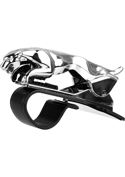 Gümüş Tarzı 2021 Jaguar Hud Araç Telefonu Tutucu Leopar Tasarım Cep Telefonu Gps Standı 360 Derece Montaj Ayarlanabilir Klip Tutucu Aksesuarları Destek (Yurt Dışından)