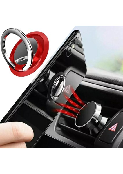 Siyah Stil Lüks Metal Cep Telefonu Zil Tutucu Manyetik Araç Braketi Soket Telefon Zil Telefonda Cep Telefonları Için Standı Iphone (Yurt Dışından) indirimleri