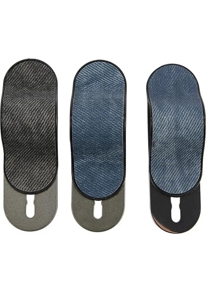 Blue2 Stili Evrensel Parmak Yüzük Tutucu Telefon Yüzük Deri Cep Telefonu Için Kablosuz Şarj Kavrama Standı Çok Bantlı Akıllı Geri Etiket (Yurt Dışından) modelleri