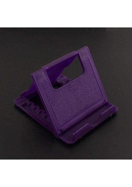 Mor Tarzı Cep Telefonu Masa Standı 7 Renk Telefon Tutucu Tripod Plastik Ayarlanabilir Katlanabilir Evrensel Kaymaz Telefon Masa Tutucu Standı (Yurt Dışından)