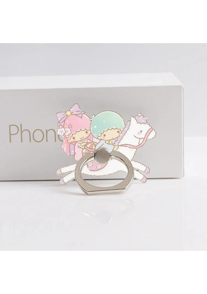 No.14 Tarzı Melody Twins Star Cep Telefonu Tutacağı Evrensel Telefon Zil Tutacağı Telefon Standı Parmak Yüzük Tutacağı Masalar iPhone Için Destek (Yurt Dışından) modelleri