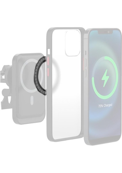 Bir Stil Manyetik Yama Için Mıknatıslama Halkası 13XR Kablosuz Şarj Cep Telefonu Araç Tutacağı Manyetik Araç Tutacağı O9R9 (Yurt Dışından)