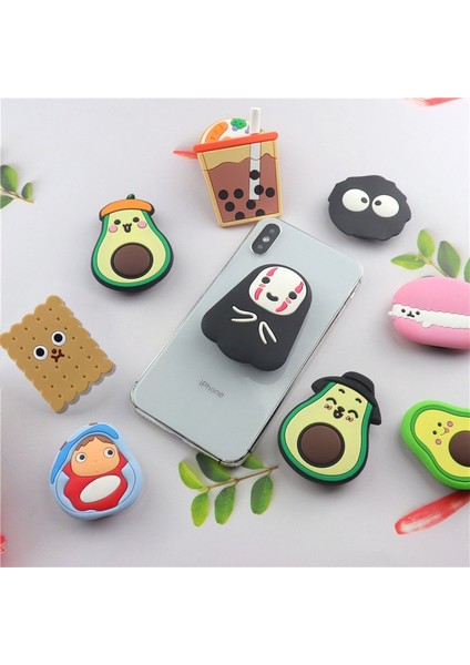 No.1 Tarzı Evrensel Karikatür Sevimli Avokado Standı Telefon Tutucu Cep Telefonu Standı Soket Cep Telefonu Aksesuarları Genişleyen Stand Telefon Girp (Yurt Dışından) modelleri