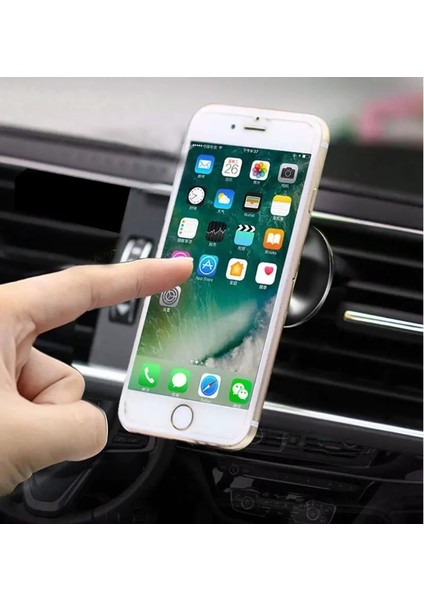 A1750 Stili Demir Sac Levha Manyetik Tutucu Yuvarlak Mobil Tablet Için Etiket Mıknatıs Disk Masası Araba Standı 40*0.4 (Yurt Dışından)