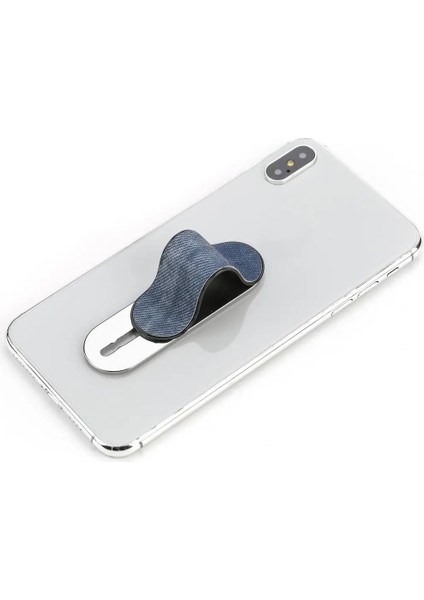 Blue2 Stili Evrensel Parmak Yüzük Tutucu Telefon Yüzük Deri Cep Telefonu Için Kablosuz Şarj Kavrama Standı Çok Bantlı Akıllı Geri Etiket (Yurt Dışından) fırsatları