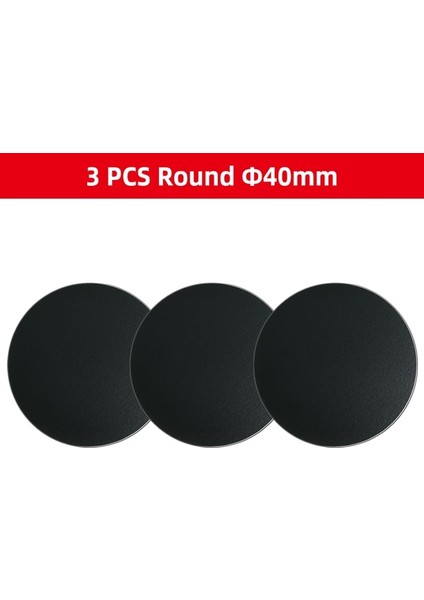 3 Adet Yuvarlak 40MM Tarzı Ack Metal Plaka Disk Mıknatıs Araç Telefon Tutacağı Demir Sac Etiket Mıknatıs Cep Telefonu Tutucu Araç Standı Montajı (Yurt Dışından)