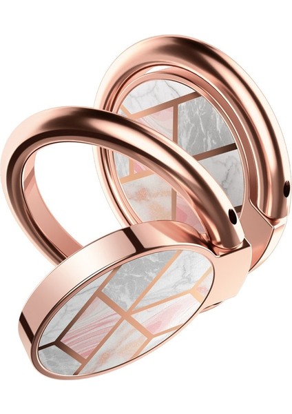 Mermer Tarzı I-Blason Cep Telefonu Parmak Yüzük Tutacağı - Evrensel - Derece Döndürme Derecesi Flip Manyetik Arabaya Monte Edilebilir Tekme Standı (Yurt Dışından) fiyatları