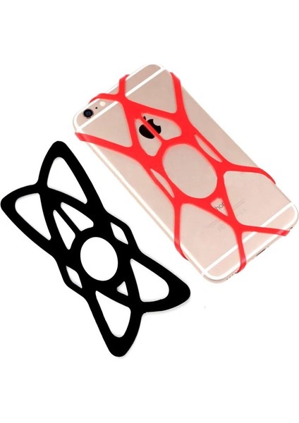 Phoen Tutucu Bisiklet Tarzı Kaymaz Silikon Bantlar Motorcyclebikebicycle Gidon Beşik Montaj Tutucu Güvenli Klip Cep Telefonu Braketi Rastgele Gönderilen (Yurt Dışından) indirimleri