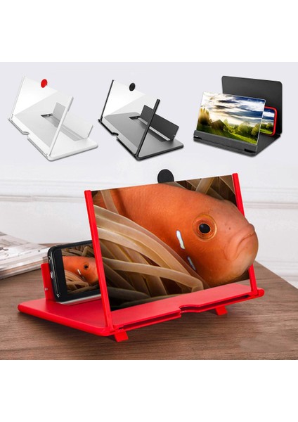 Ekran Büyüteci 01 Stili 12 Inç 3D Cep Telefonu Ekran Büyüteç Hd Video Amplifikatör Film Oyunu Canlı Büyüteç ile Stand Braketi Katlanır Tutucu (Yurt Dışından) modelleri