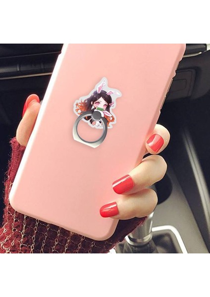 H08 Stili 1 Adet Anime Demon Slayer Kimetsu Hiçbir Yaiba Telefon Standı Sevimli Eğlenceli Akrilik Cep Telefonu Tutucu (Yurt Dışından) indirimleri