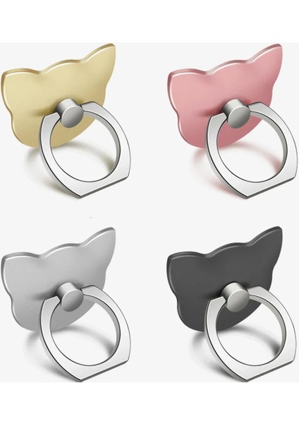 Altın Kedi Stili Parmak Yüzük Cep Telefonu Akıllı Telefon Standı Tutucu iPhone x S Plumart Telefon IPAD Mp3 Samsung Için Araç Montaj Standı (Yurt Dışından) fiyatları