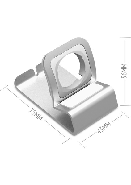 Siyah Stil Alüminyum Silikon Braket Şarj Cihazı Dock Station Apple Watch Için Şarj Tutacağı Stand Serisi Secharging Cradle Stand (Yurt Dışından) fırsatları