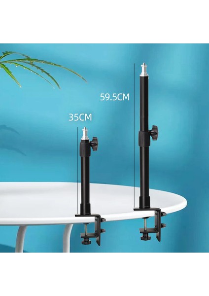 Option5 Style Evrensel Masa Masası Kelepçesi Montajı, Kamera Kamerası Için Vida Ucu ile Dslr Çoklu Montaj Halkası Işık Standı Masa Montajı (Yurt Dışından)