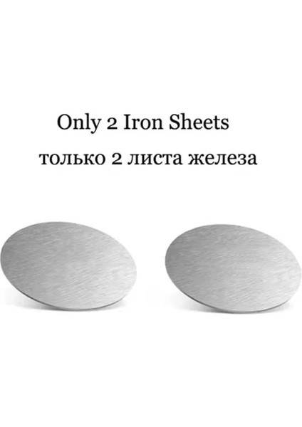 2 Adet Demir Levha Stili Manyetik Araç Telefonu Tutucu Evrensel iPhone 12 Se Ro Max x Xr Hava Çıkışı Navigasyon Araba Braketi 360 Derece Döndürme (Yurt Dışından)