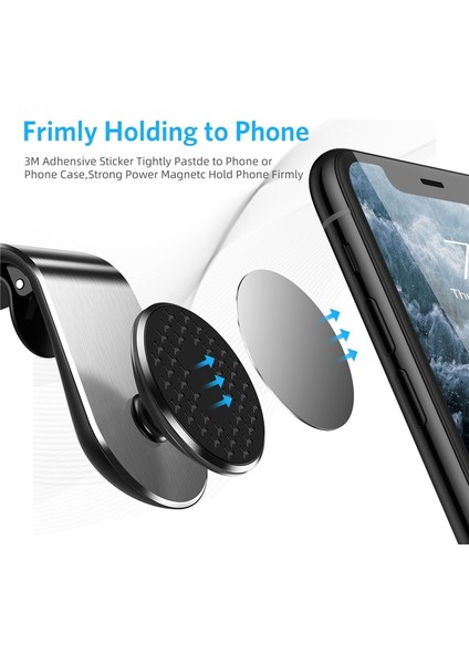 2 Adet Demir Levha Stili Manyetik Araç Telefonu Tutucu Evrensel iPhone 12 Se Ro Max x Xr Hava Çıkışı Navigasyon Araba Braketi 360 Derece Döndürme (Yurt Dışından) indirimleri